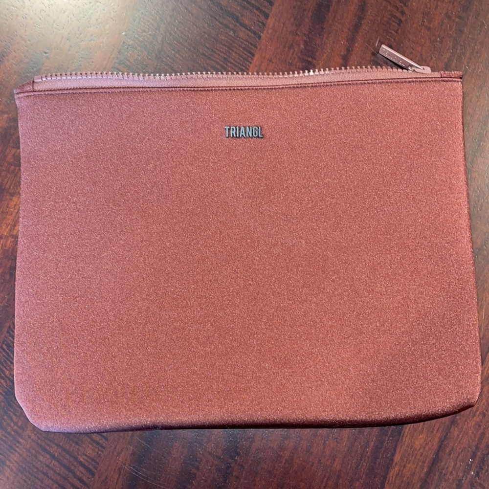 Triangl Swimwear Pouch in Rust Red